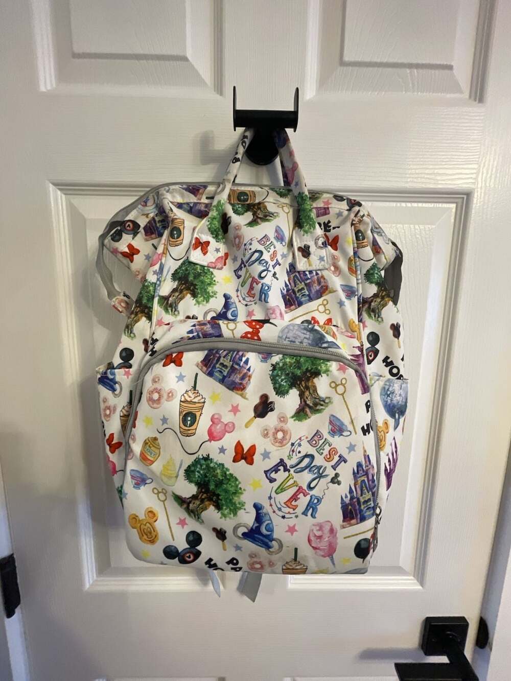 Disney Inspired Best Day Ever Park Hopper Backpack Diaper Bag